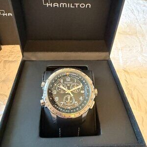 🔥 Hamilton Khaki X-Wind Chronograph – Pre-Owned – Full Set – Swiss Made 🔥